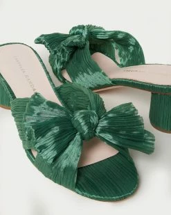 Loeffler Randall Pleats Emilia Sage Pleated Bow Heel