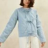 Loeffler Randall Emmett Light Denim Barn Jacket New Arrivals