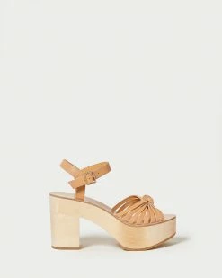 Loeffler Randall Eveleigh Honey Knotted Clog Sandal