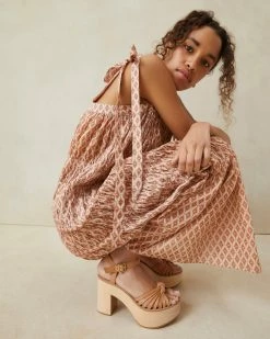 Loeffler Randall Eveleigh Honey Knotted Clog Sandal