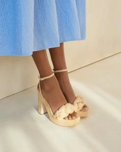 Loeffler Randall Fae Natural Platform Heel New Arrivals