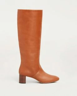 Loeffler Randall Footwear Gia Cognac Tall Boot