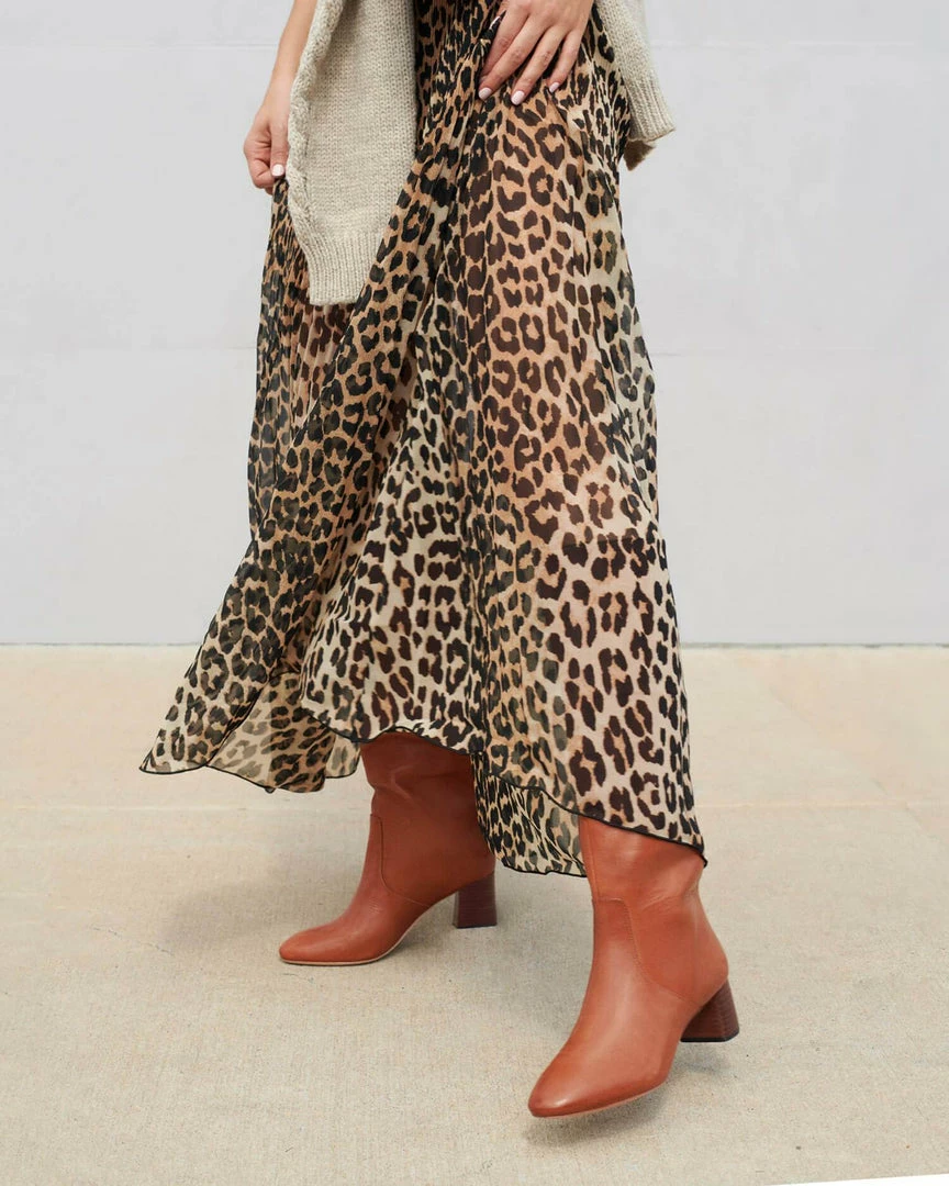 Loeffler Randall Footwear Gia Cognac Tall Boot