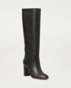 Loeffler Randall Goldy Black Tall Boot