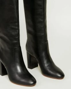 Loeffler Randall Goldy Black Tall Boot