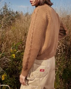 Loeffler Randall Knits For Good Nutmeg Cardigan