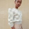 Loeffler Randall Sale Knits For Good Oat/Cream Sweater