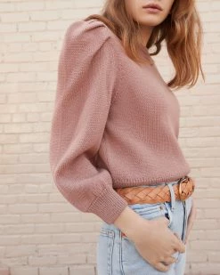 Loeffler Randall Knits For Good Blush Sweater Sale