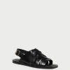 Loeffler Randall Grayson Black Braided Sandal