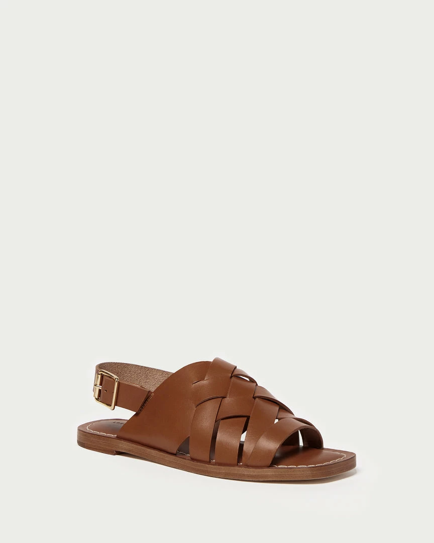 Loeffler Randall Grayson Cognac Braided Sandal New Arrivals