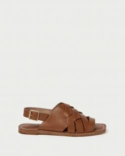 Loeffler Randall Grayson Cognac Braided Sandal New Arrivals