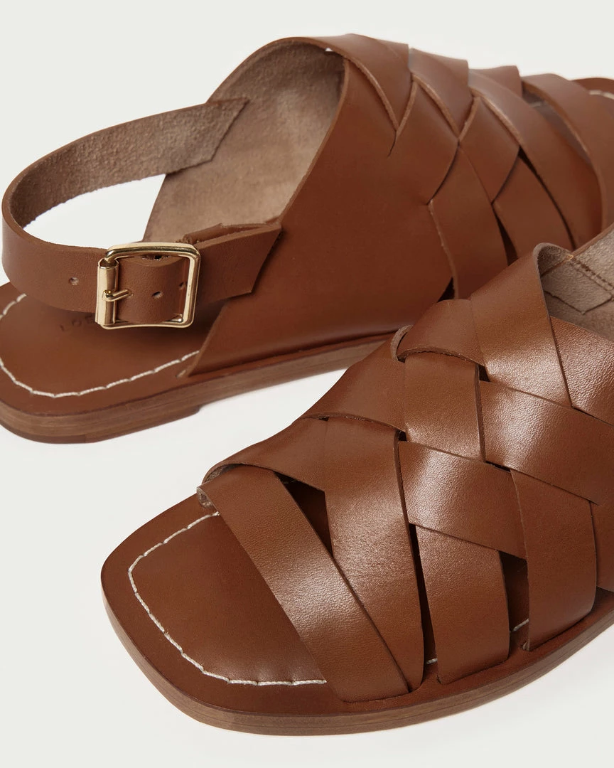 Loeffler Randall Grayson Cognac Braided Sandal New Arrivals
