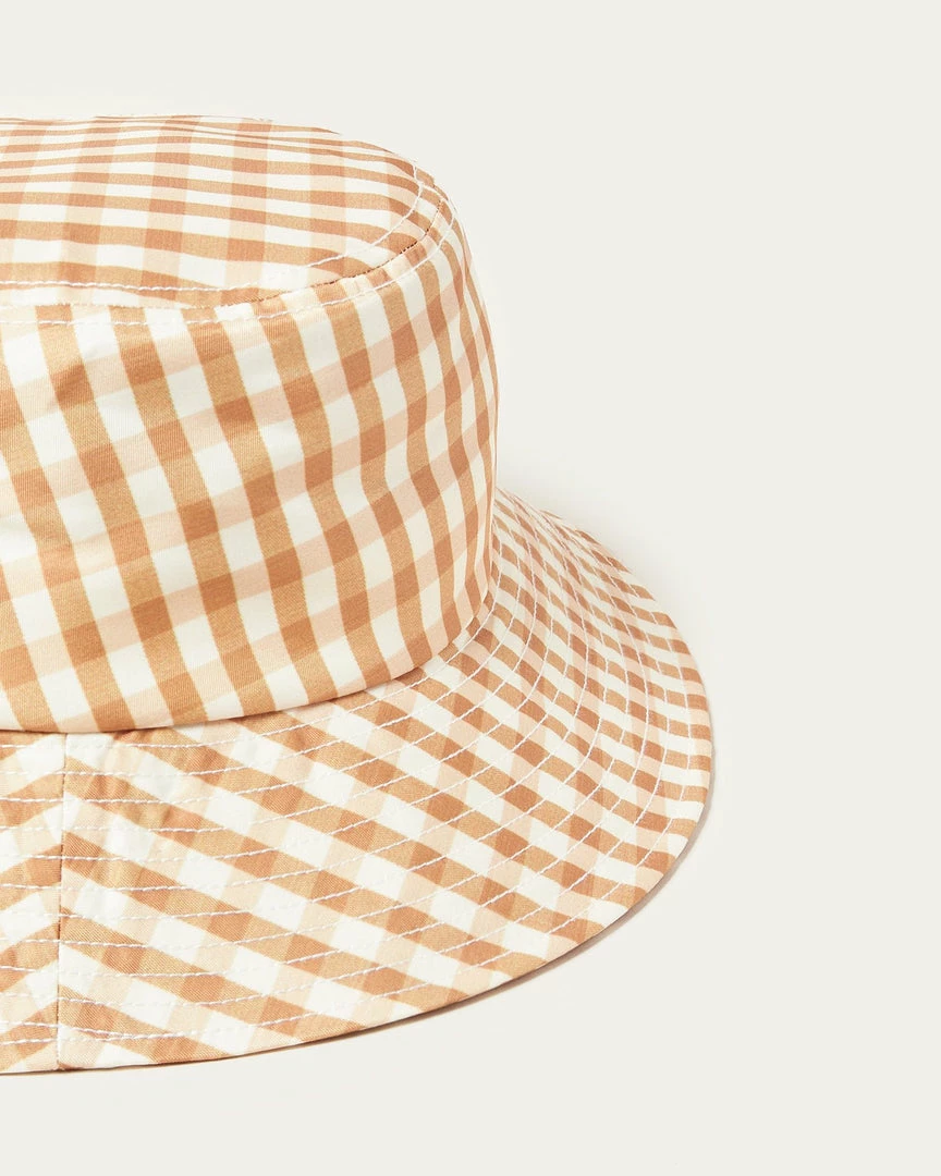 Loeffler Randall Ivy Amber Gingham Bucket Hat Sale