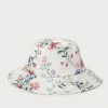 Loeffler Randall Ivy Cream Floral Bucket Hat New Arrivals