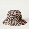 Loeffler Randall Accessories Ivy Bucket Hat Leopard