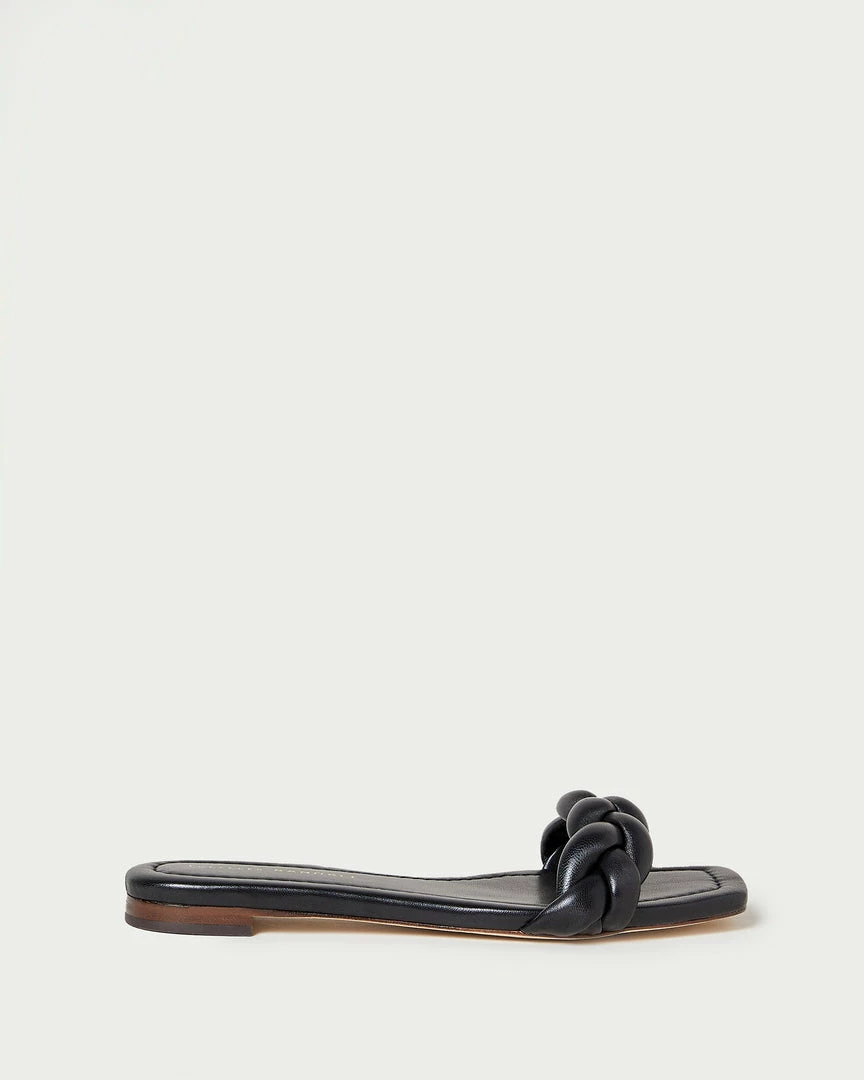 Loeffler Randall New Arrivals Jackson Black Braided Sandal
