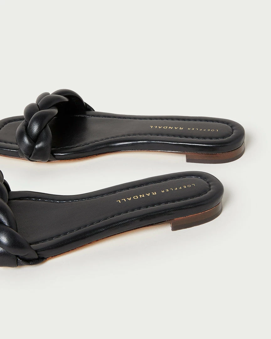 Loeffler Randall New Arrivals Jackson Black Braided Sandal
