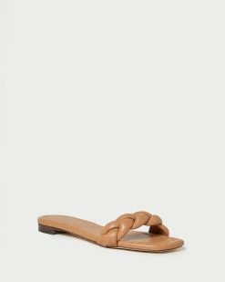 Loeffler Randall Jackson Dark Sand Braided Sandal