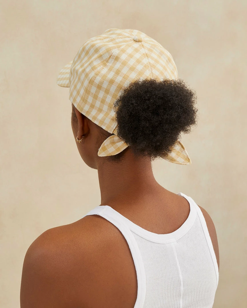 Loeffler Randall New Arrivals Jax Hay Gingham Baseball Cap