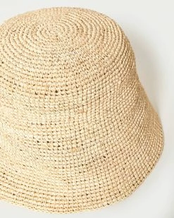 Loeffler Randall Jocelyn Natural Crochet Bucket Hat New Arrivals