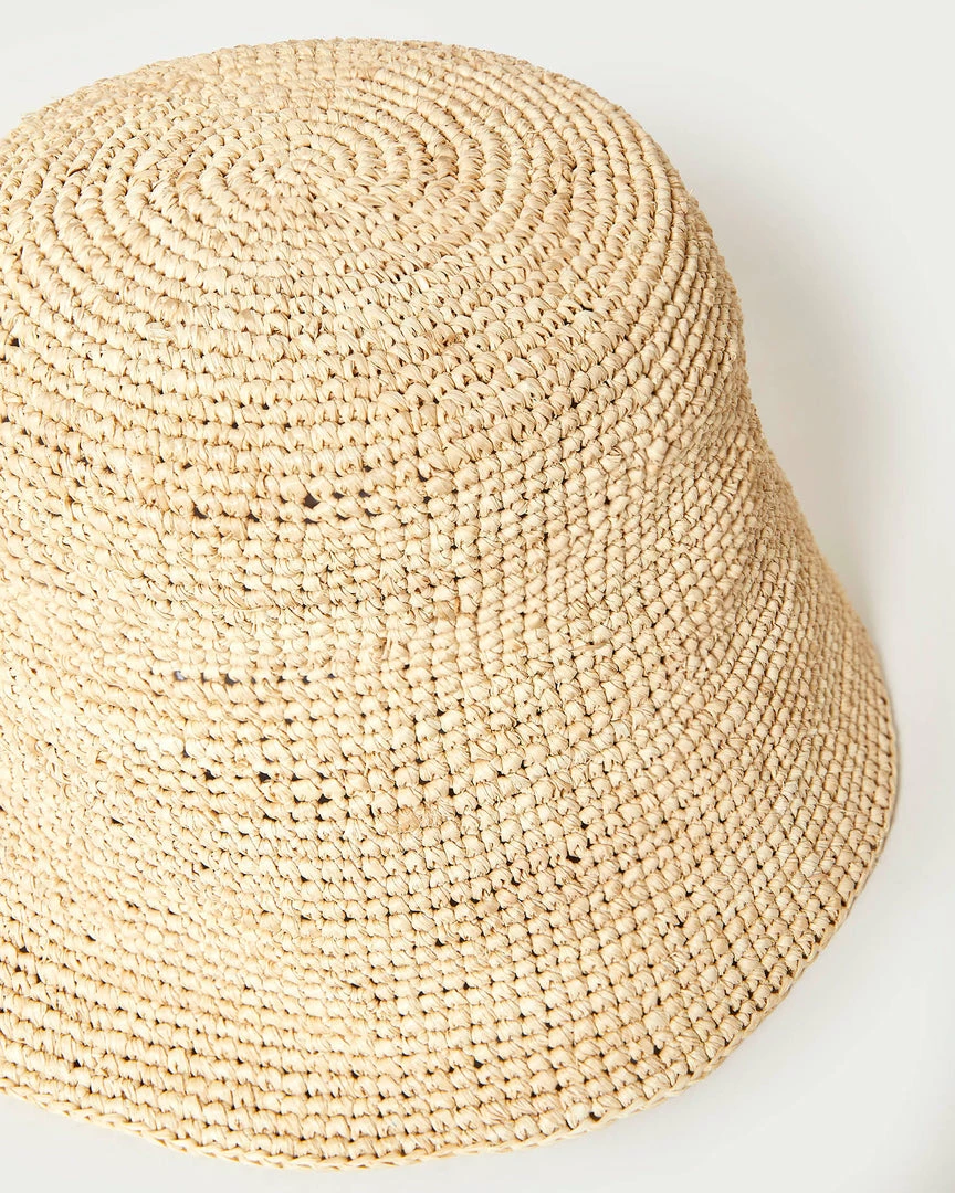 Loeffler Randall Jocelyn Natural Crochet Bucket Hat New Arrivals