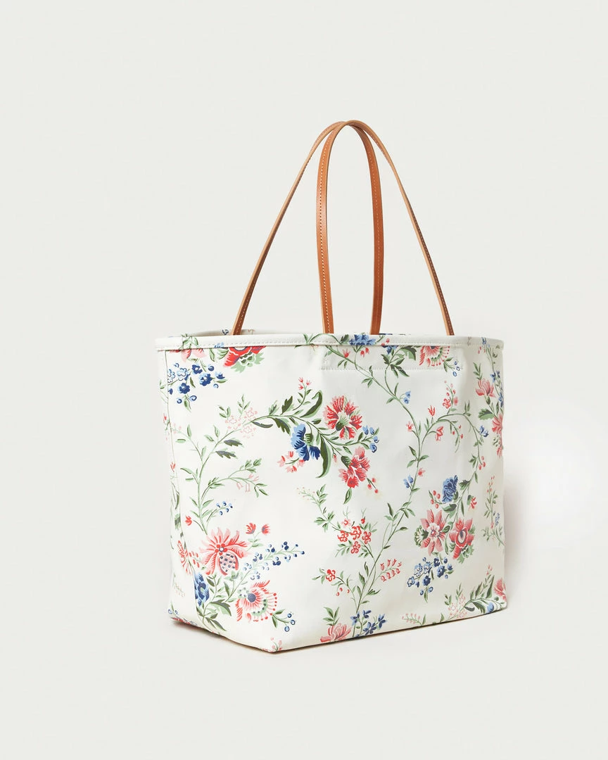 Loeffler Randall Jojo Cream Vine Floral Tote New Arrivals