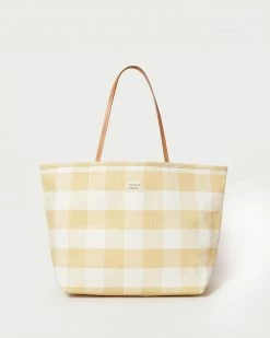 Loeffler Randall Jojo Hay Gingham Tote