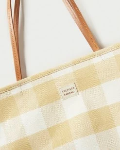 Loeffler Randall Jojo Hay Gingham Tote