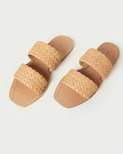 Loeffler Randall Jonah Honey Woven Slide