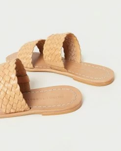 Loeffler Randall Jonah Honey Woven Slide