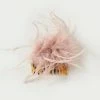 Loeffler Randall New Arrivals Josie Blush Feather Hair Comb