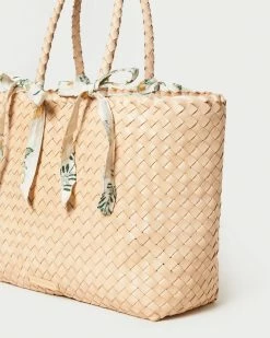 Loeffler Randall Kacey Sand/Nova Floral Tote