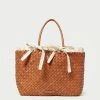 Loeffler Randall New Arrivals Kacey Timber/Cream Gingham Tote