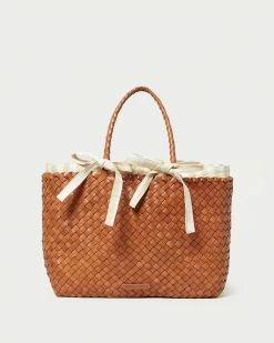 Loeffler Randall New Arrivals Kacey Timber/Cream Gingham Tote