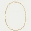 Loeffler Randall Karolina Gold Scalloped Necklace Accessories