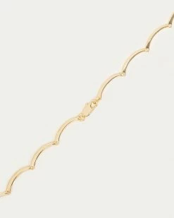 Loeffler Randall Karolina Gold Scalloped Necklace Accessories