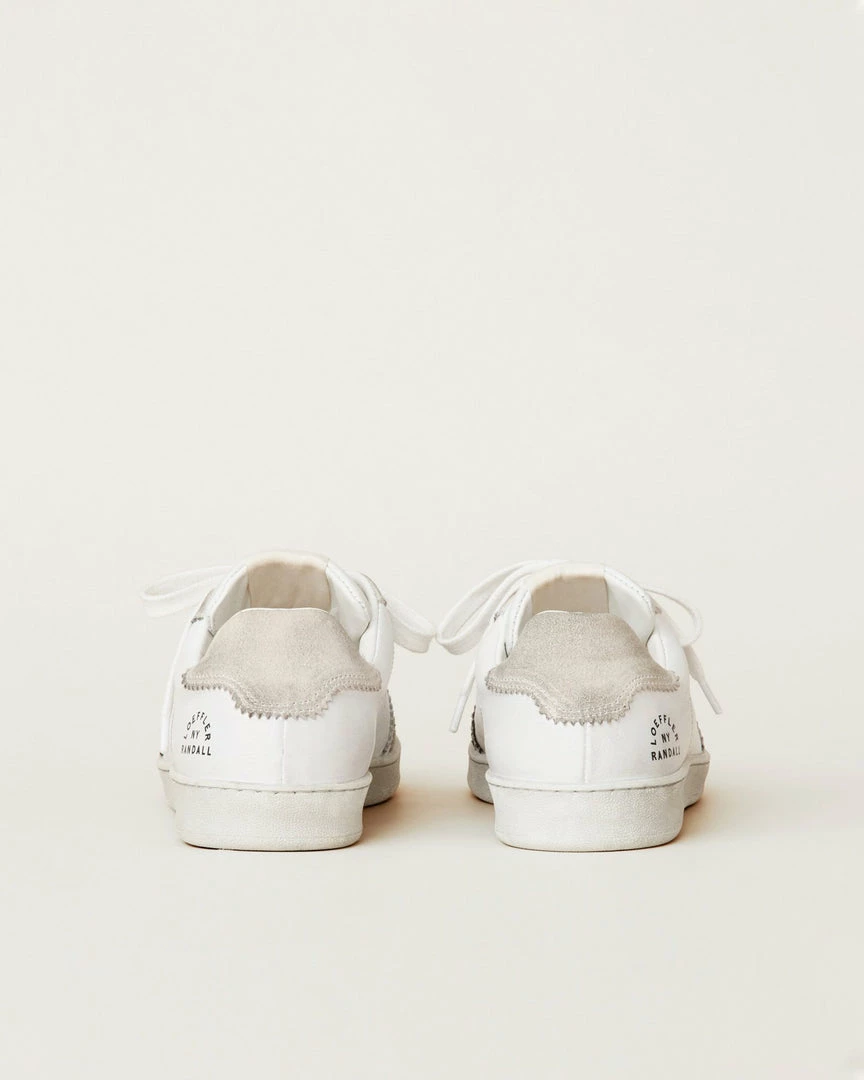 Loeffler Randall Best Sellers Keeley White Beaded Pin Sneaker