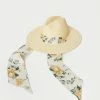 Loeffler Randall New Arrivals Kinsey Natural/Nova Floral Hat