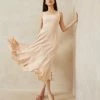 Loeffler Randall New Arrivals Kit Blush Sleeveless Dress