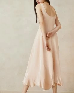 Loeffler Randall New Arrivals Kit Blush Sleeveless Dress