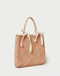 Loeffler Randall New Arrivals Knox Natural/Blush Woven Tote