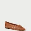 Loeffler Randall Landry Timber Brown Woven Flat New Arrivals