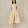 Loeffler Randall New Arrivals Laurie Sand Drop Waist Dress