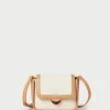 Loeffler Randall New Arrivals Lennox Natural Mini Flap Crossbody