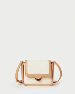 Loeffler Randall New Arrivals Lennox Natural Mini Flap Crossbody