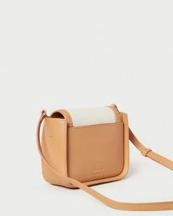 Loeffler Randall New Arrivals Lennox Natural Mini Flap Crossbody
