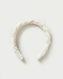 Loeffler Randall New Arrivals Leon Pearl Braided Headband