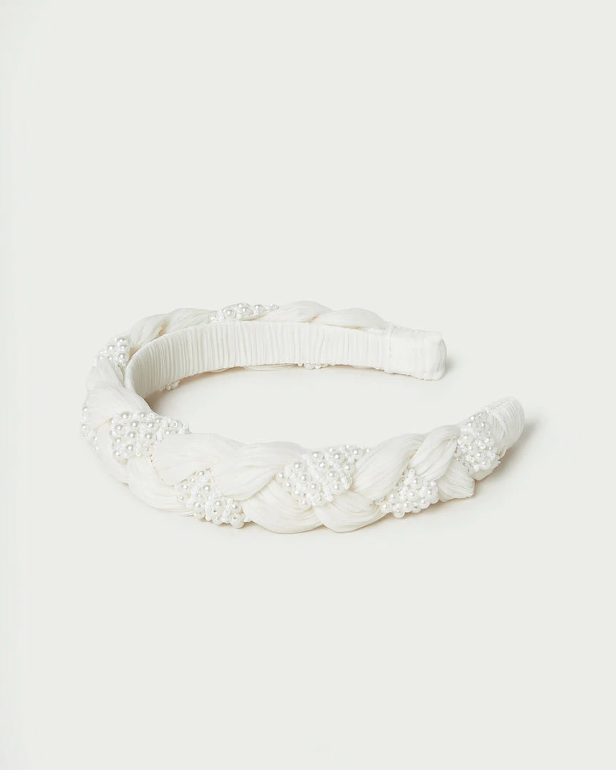 Loeffler Randall New Arrivals Leon Pearl Braided Headband