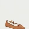 Loeffler Randall New Arrivals Leonie Cacao Ballet Flat