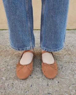 Loeffler Randall New Arrivals Leonie Cacao Ballet Flat